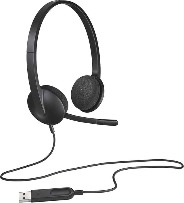 Logitech - Wired Headset - H340