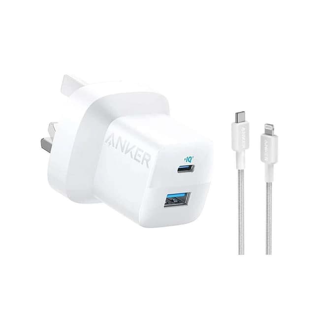 Anker 323 Charger 33W 3ft C-L cable White B2331K21