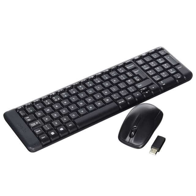 Logitech MK220 Wireless Keyboard and Mouse - Arabic