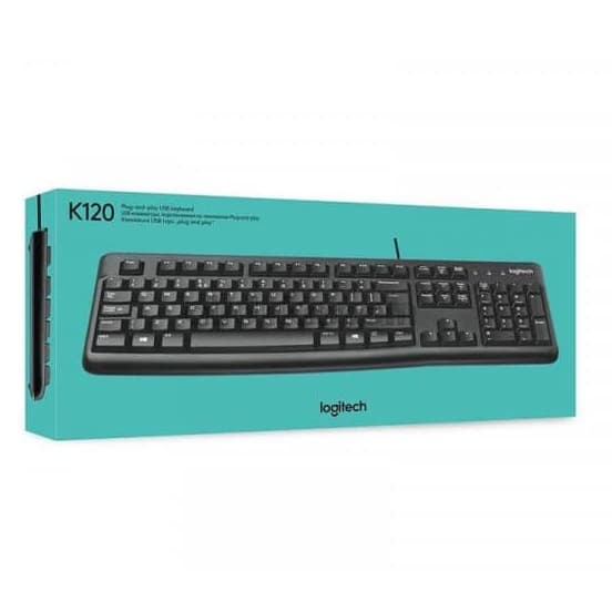 Logitech - Wired Keyboard - K120 EN/AR